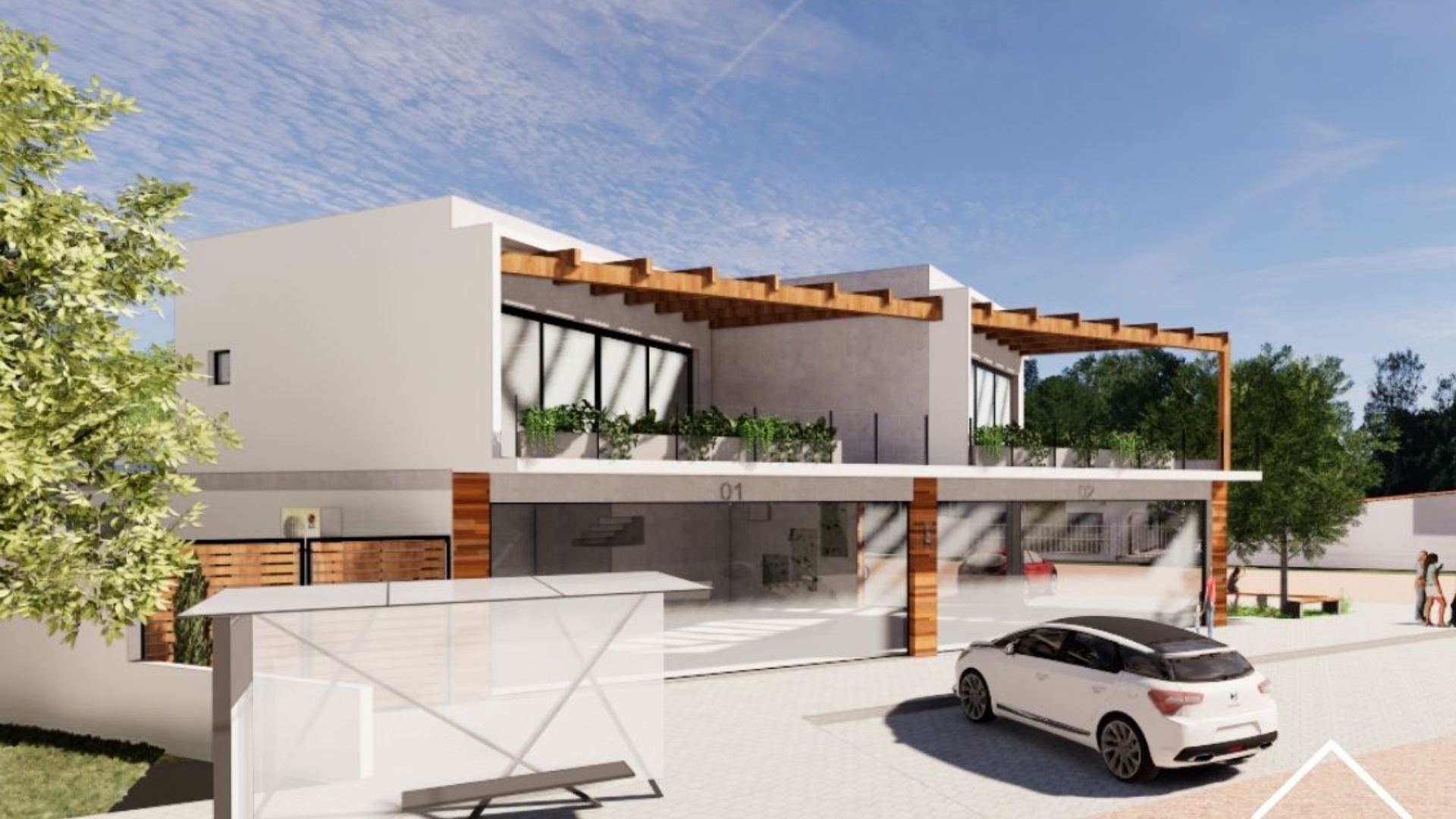 Render Centro Comercial Tramonto